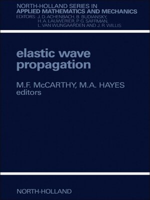 cover image of Elastic Wave Propagation